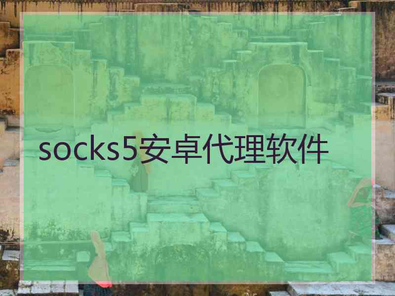 socks5安卓代理软件