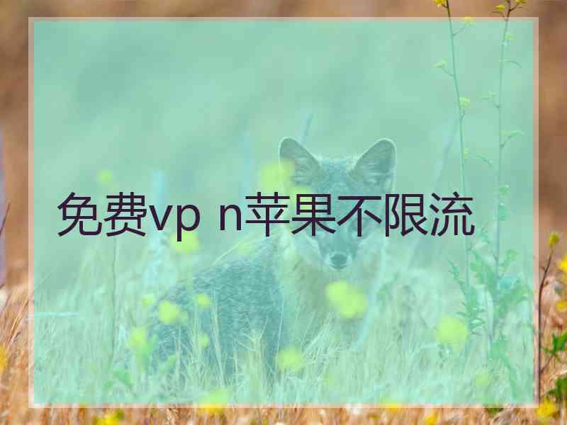 免费vp n苹果不限流