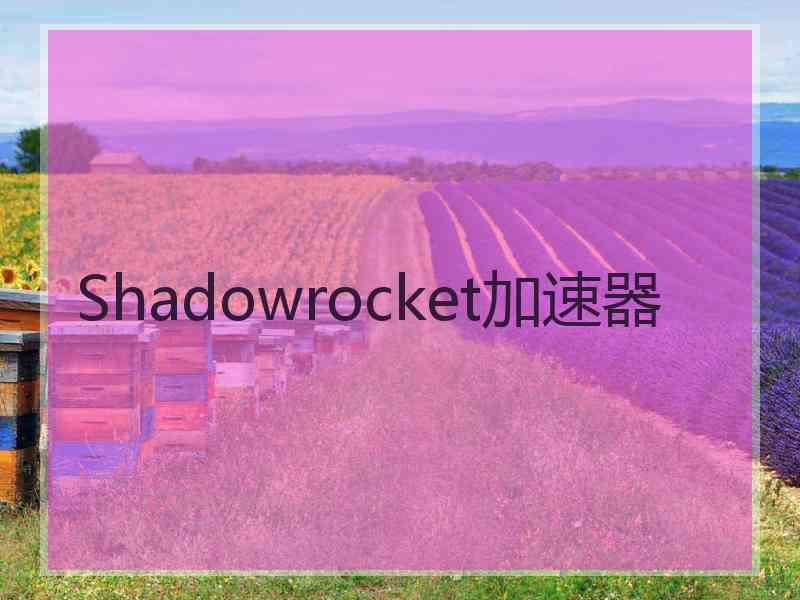 Shadowrocket加速器