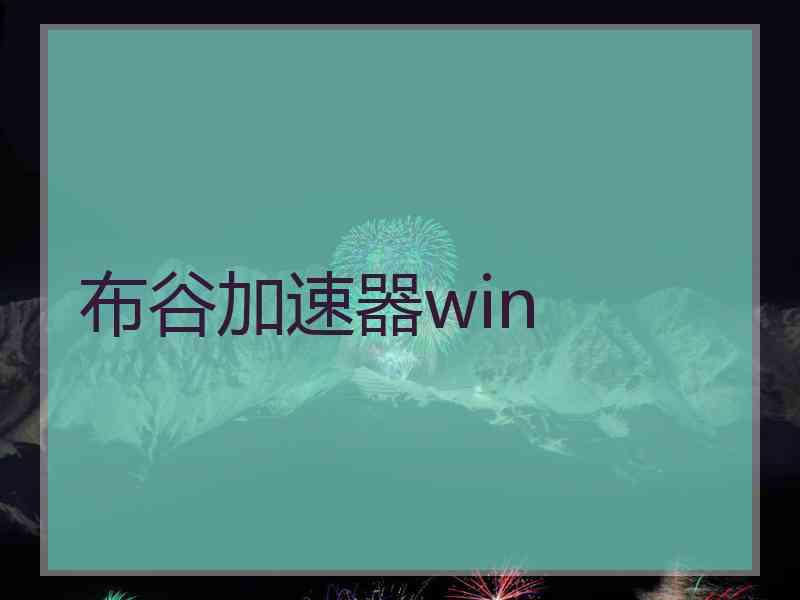 布谷加速器win